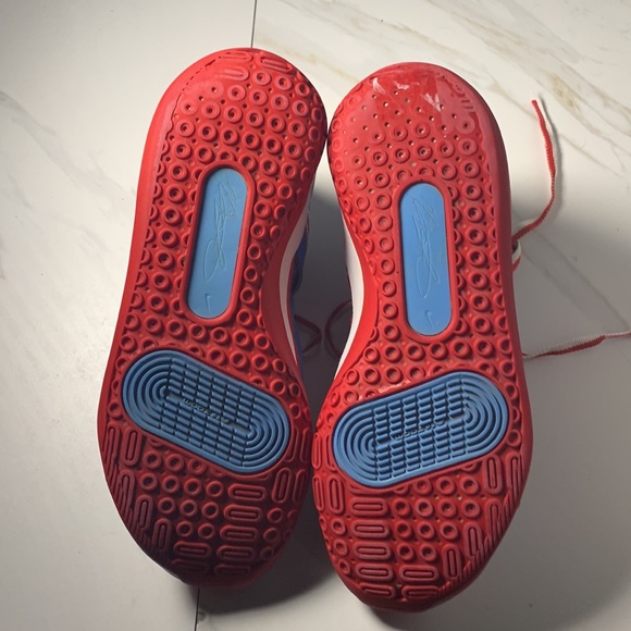 Nike KD 13 New Jersey Nets Hardwood Classic Blue Red Shoes size 7.5 - Picture 6 of 7